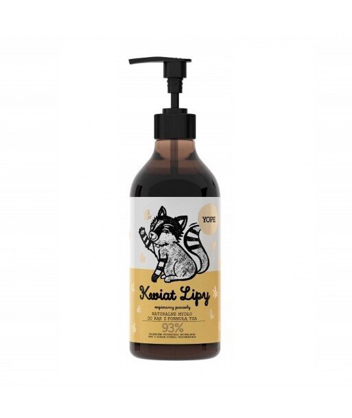 YOPE Mydło Naturalne w płynie Lipa 500ml YOPE Mydło Naturalne w płynie Lipa 500ml