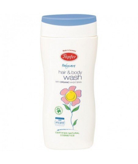 TOPFER Płyn do mycia włosów i ciała dla niemowląt z ekstraktem z OTRĘBÓW PSZENNYCH 200ml