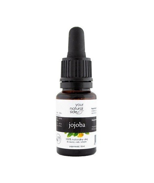 YOUR NATURAL SIDE Olej Jojoba nierafinowany Organic 10ml z pipetą YOUR NATURAL SIDE Olej Jojoba nierafinowany Organic 10ml z pipetą