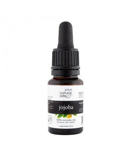 YOUR NATURAL SIDE Olej Jojoba nierafinowany Organic 10ml z pipetą YOUR NATURAL SIDE Olej Jojoba nierafinowany Organic 10ml z pipetą