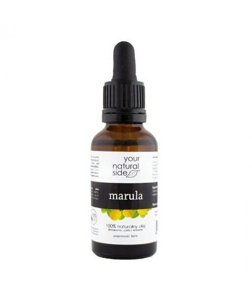 YOUR NATURAL SIDE Olej Marula nierafinowany 30ml butelka z pipetą