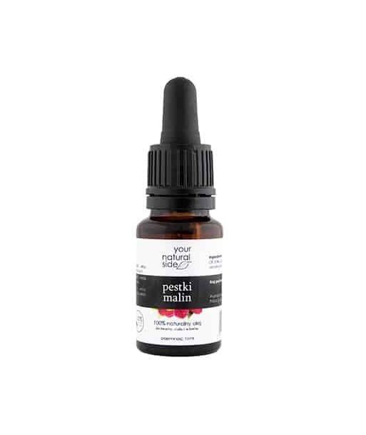 YOUR NATURAL SIDE Olej z Pestek Malin nierafinowany 10ml butelka z pipetą YOUR NATURAL SIDE Olej z Pestek Malin nierafinowany 10ml butelka z pipetą