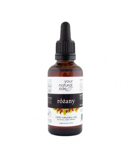 YOUR NATURAL SIDE Olej Różany nierafinowany 50 ml butelka z pipetą