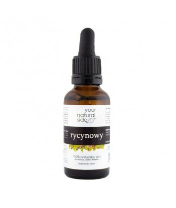 YOUR NATURAL SIDE Olej Rycynowy nierafinowany Organic 30ml butelka z pipetą