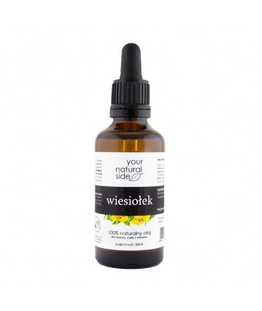 YOUR NATURAL SIDE Olej z Wiesiołka nierafinowany Organic 50ml butelka z pipetą