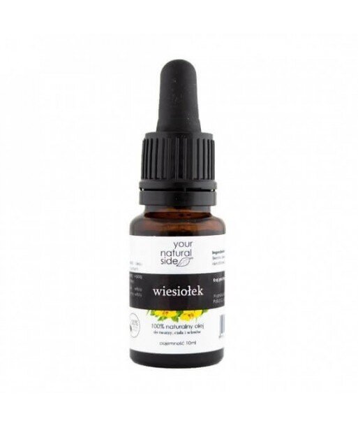 YOUR NATURAL SIDE Olej z Wiesiołka nierafinowany Organic 10ml butelka z pipetą