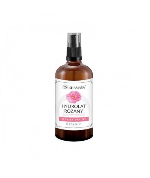 SHAMASA Woda różana Hydrolat 100% naturalny Organic 100ml