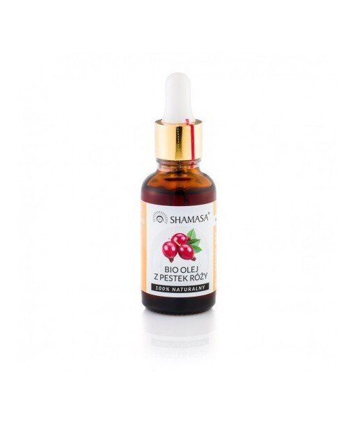 SHAMASA Olejek z pestek róży BIO nierafinowany 30ml SHAMASA Olejek z pestek róży BIO nierafinowany 30ml