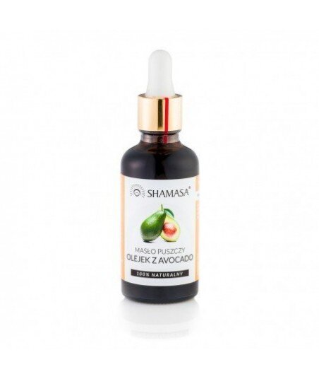 SHAMASA Olej z Awokado BIO nierafinowany 50ml