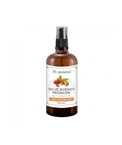 SHAMASA Olej ze słodkich migdałów 100% naturalny 100ml