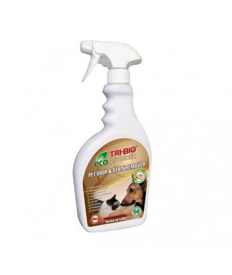 TRI-BIO Probiotyczny spray usuwający nieprzyjemne zapachy zwierząt i odplamiacz 2w1 420 ml TRI-BIO Probiotyczny spray usuwający nieprzyjemne zapachy zwierząt i odplamiacz 2w1 420 ml