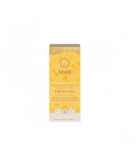 KHADI Ziołowa farba do koloryzacji włosów Henna ZŁOTY BLOND 100g