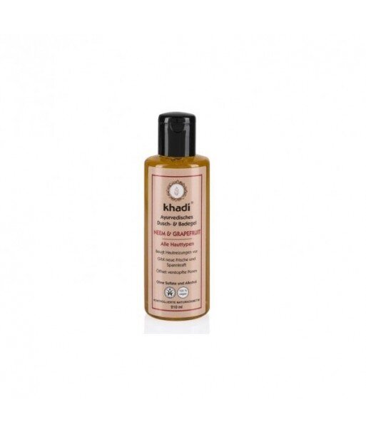KHADI Żel pod prysznic i do kąpieli - Neem i Grejpfrut 210ml