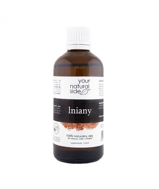 YOUR NATURAL SIDE Olej Lniany nierafinowany 100ml YOUR NATURAL SIDE Olej Lniany nierafinowany 100ml