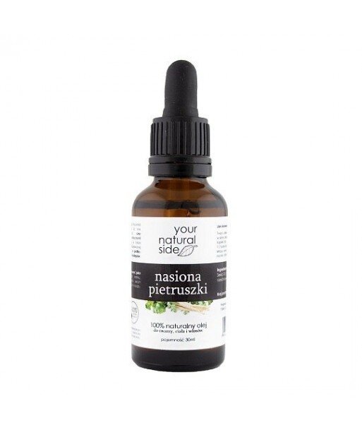 YOUR NATURAL SIDE Olej z nasion PIETRUSZKI nierafinowany 30ml YOUR NATURAL SIDE Olej z nasion PIETRUSZKI nierafinowany 30ml