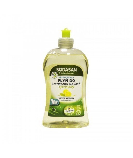 SODASAN Płyn do zmywania o zapachu CYTRYNOWYM 500ml