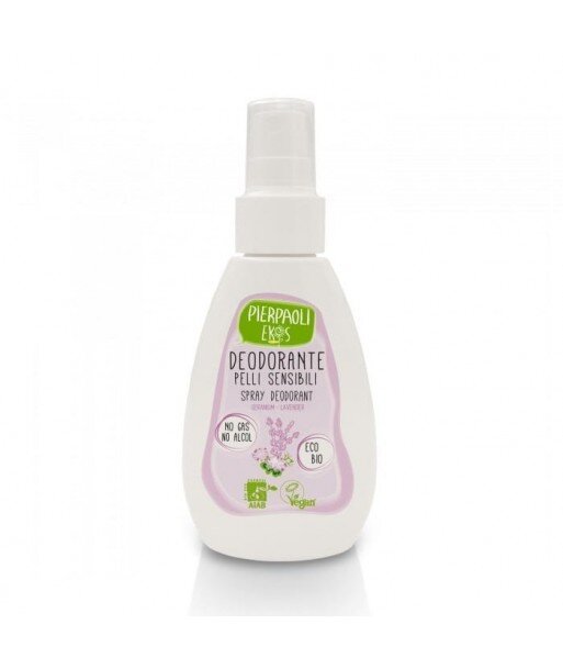 Pierpaoli Ekos Personal Care Dezodorant w sprayu z lawendą i geranium naturalny certyfikowany AIAB 100ml