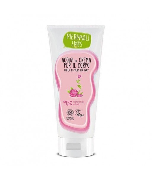 EKOS PERSONAL CARE WODA W KREMIE Z ORGANICZNĄ WODĄ RÓŻANĄ KREM NAWILŻAJĄCY DO CIAŁA CERTYFIKOWANY COSMOS 200 ML