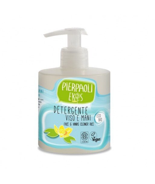 Pierpaoli Ekos Personal Care Nawilżający odżywczy płyn do mycia twarzy i rąk z organicznym ekstraktem z RYŻU 350ml Pierpaoli Ekos Personal Care Nawilżający odżywczy płyn do mycia twarzy i rąk z organicznym ekstraktem z RYŻU 350ml