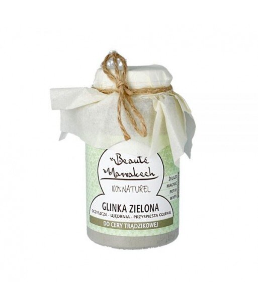 BEAUTE MARRAKECH Zielona glinka w pudrze 200 g cera trądzikowa