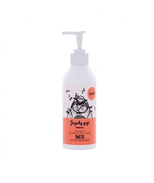YOPE Balsam do rąk i ciała JAGODY GOJI i WIŚNIA 300ml