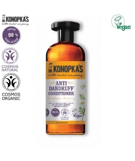 BALSAM PRZECIWŁUPIEŻOWY DO WŁOSÓW - 98,6 % naturalny, 500ml - Dr.Konopka's