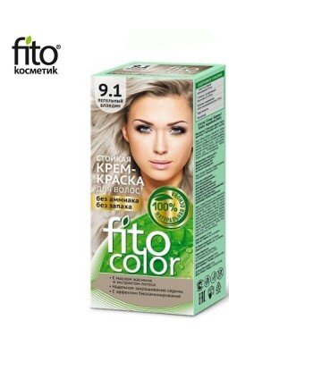Farba do włosów 9,1 POPIELATY BLOND - FITO COLOR