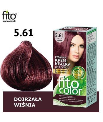 Farba do włosów 5,61 DOJRZAŁA WIŚNIA - FITO COLOR