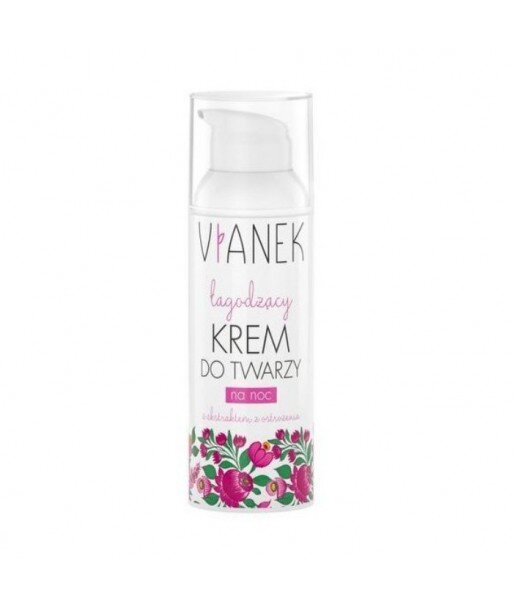 ŁAGODZĄCY KREM DO TWARZY NA NOC - Vianek