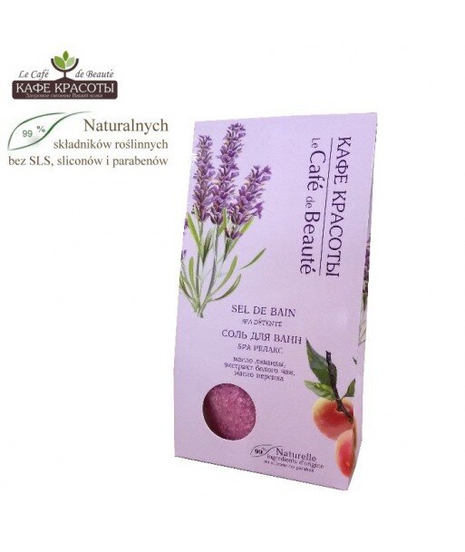 Sól do kąpieli - SPA RELAKS, 400gr - Le Cafe de Beaute / KAFE KRASOTY Sól do kąpieli - SPA RELAKS, 400gr - Le Cafe de Beaute / KAFE KRASOTY