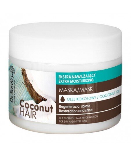 Dr. Santé Coconut Hair maska z olejem kokosowym do suchych i łamliwych włosów 300ml