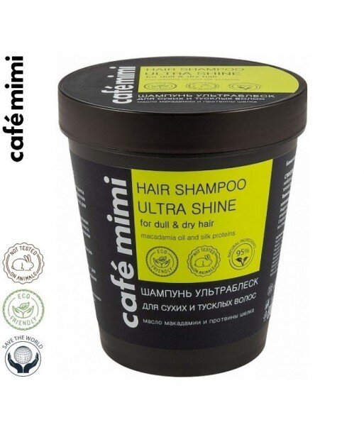 CAFE MIMI Szampon do włosów suchych i matowych Ultrablask, 220 ml