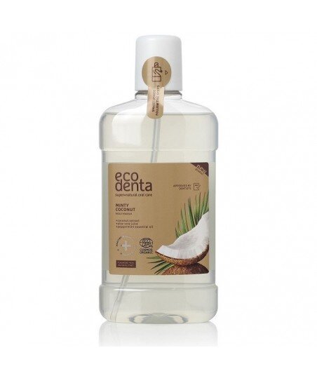 ECODENTA COSMOS Miętowy i kokosowy płyn do płukania jamy ustnej, 500ml ECODENTA COSMOS Miętowy i kokosowy płyn do płukania jamy ustnej, 500ml