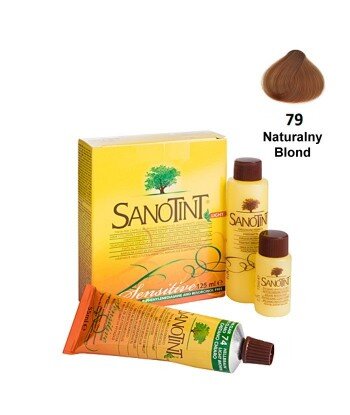 Farba do włosów Natural Blonde Naturalny Blond 79 Sensitive Sanotint