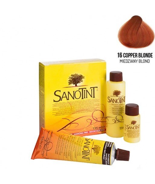 Farba do włosów Copper Blonde Miedziany Blond 16 Classic Sanotint