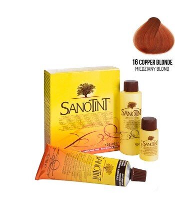 Farba do włosów Copper Blonde Miedziany Blond 16 Classic Sanotint