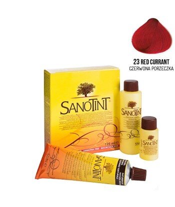 Farba do włosów Red Currant Czerwona Porzeczka 23 Classic Sanotint