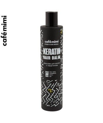 CAFE MIMI Professional Balsam do włosów z keratyną - włosy zniszczone i farbowane, 300 ml