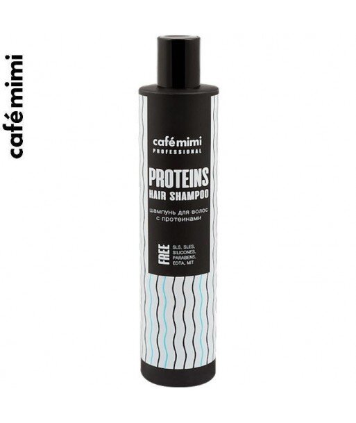 CAFE MIMI Professional Szampon do włosów z proteinami - włosy cienkie i łamliwe, 300 ml