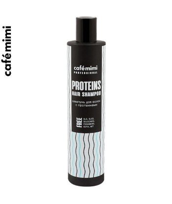 CAFE MIMI Professional Szampon do włosów z proteinami - włosy cienkie i łamliwe, 300 ml