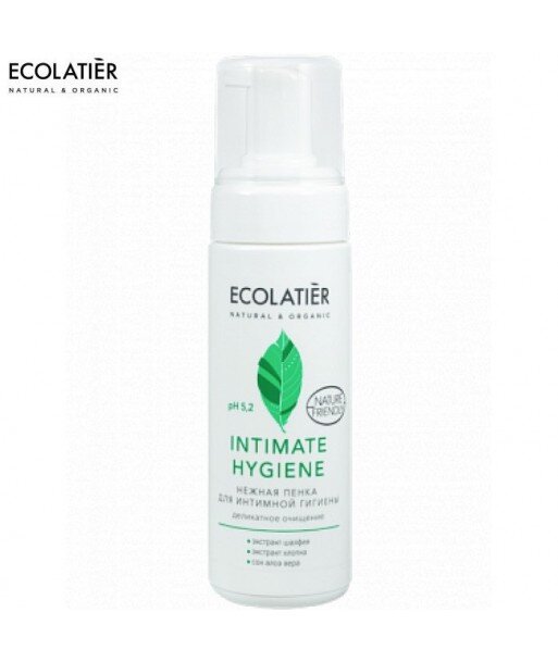 Pianka do higieny intymnej pH 5,2 - Probiotyk, kwas mlekowy, 150 ml, ECOLATIER