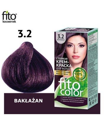 Farba do włosów 3,2 BAKŁAŻAN - FITO COLOR