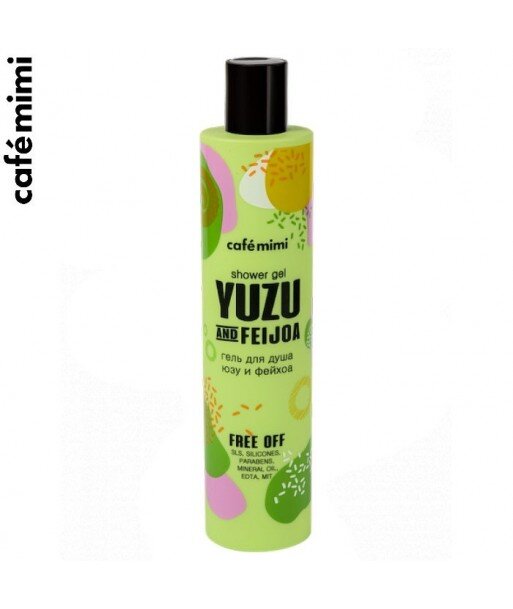 Żel pod prysznic YUZU and FEIJOA, 300 ml - CAFE MIMI