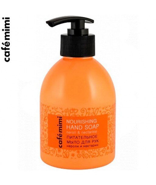 Odżywcze mydło do rąk Neroli i Biała Nektaryna, 300 ml - CAFE MIMI
