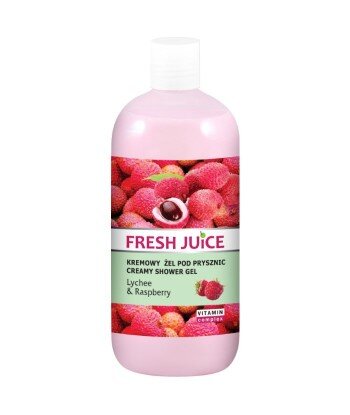 Fresh Juice Kremowy żel pod prysznic lychee & raspberry, 500ml
