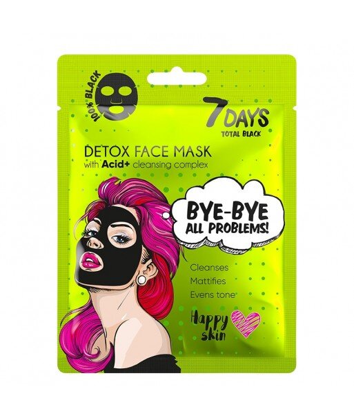 Detoks maska do twarzy BYE-BYE,ALL PROBLEMS z kompleksem oczyszczającym, 25g