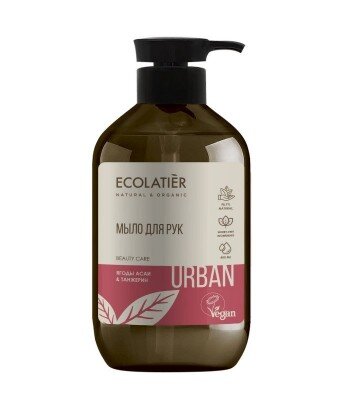 Mydło w płynie do rąk Jagody Acai i mandarynka, 400 ml, ECOLATIER URBAN