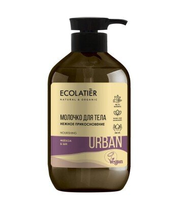 Delikatne Mleczko do ciała Delikatny Dotyk Feijoa i shea, 400 ml, ECOLATIER URBAN