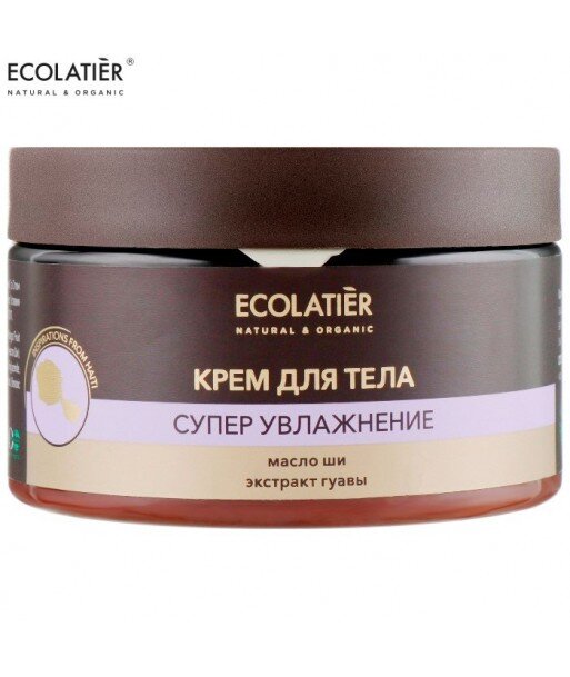 Krem do ciała Super nawilżający HAITAŃSKIE MASŁO SHEA 250ml, ECOLATIER