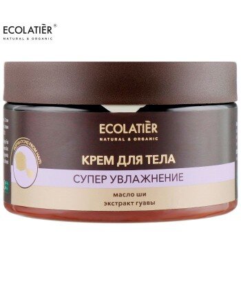 Krem do ciała Super nawilżający HAITAŃSKIE MASŁO SHEA 250ml, ECOLATIER